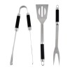 Boss Grill 3 Piece BBQ Tool Set - Includes Tongs Spatula &amp; Fork
