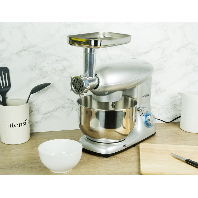 electriQ 5.5L Multifunctional Stand Mixer with Blender & Meat Grinder - FREE Scale