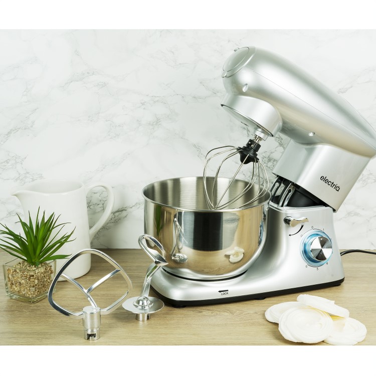 electriQ 5.5L Multifunctional Stand Mixer with Blender & Meat Grinder - FREE Scale