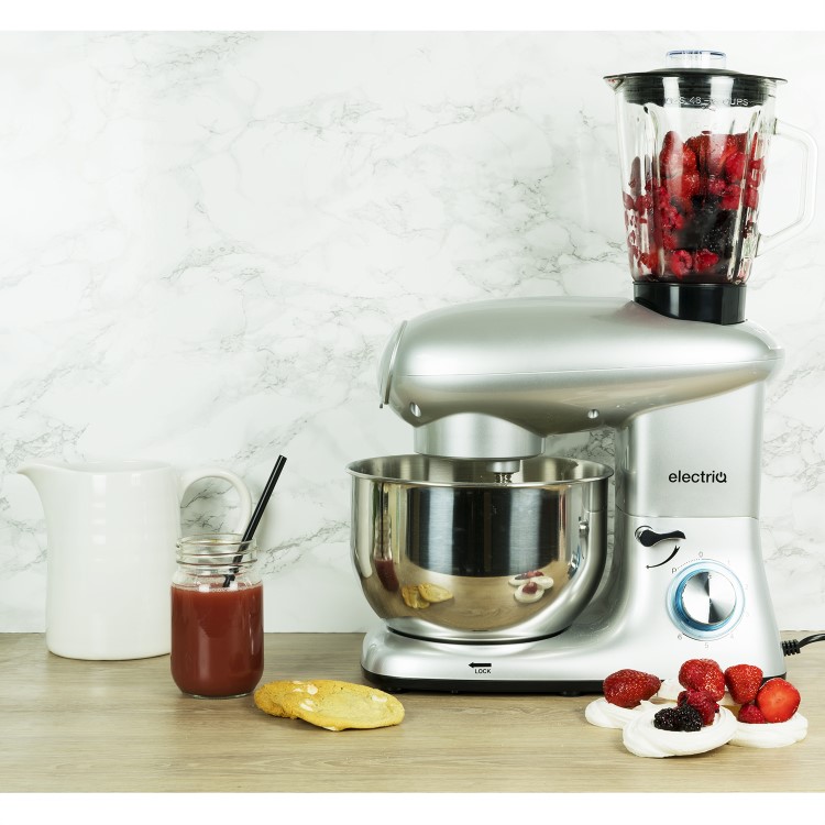 electriQ 5.5L Multifunctional Stand Mixer with Blender & Meat Grinder - FREE Scale