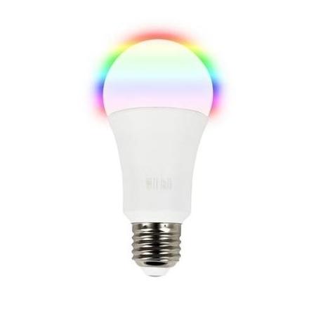 electriQ Smart dimmable colour Wifi Bulb with E27 screw ending 