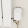 electriQ Smart TRV Valves (2 Pairs) with Zigbee Hub - White