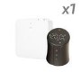 electriQ Smart TRV Valves (Single Pair) with Zigbee Hub - Black