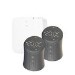 electriQ Smart TRV Valves (2 Pairs) with Zigbee Hub - Anthracite