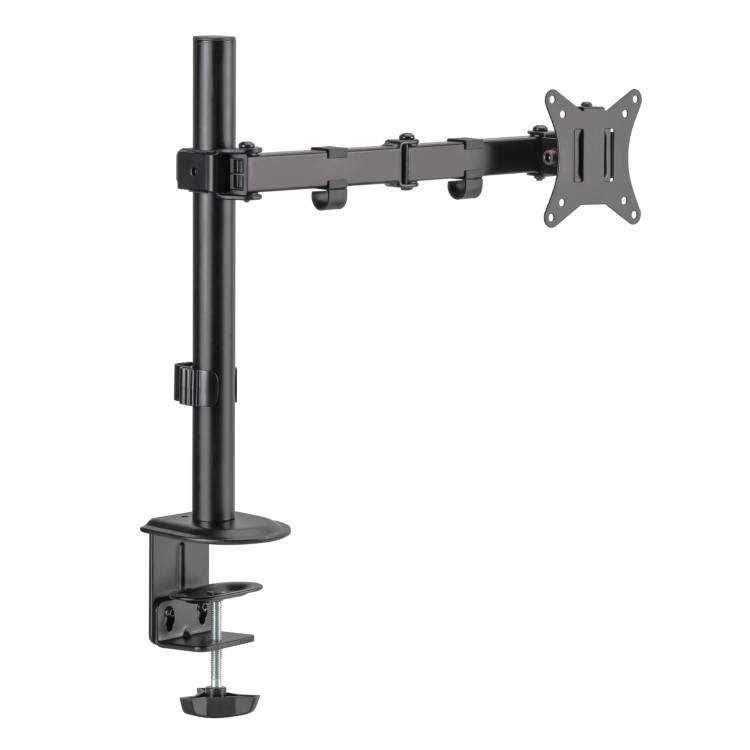 electriQ Single Monitor Arm + PC Mount