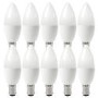 electriQ Smart dimmable colour Wifi Bulb with B15 bayonet ending - Alexa & Google Home compatible - 10 Pack