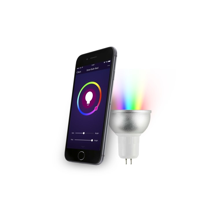 electriQ Smart Lighting Wifi Bulb - Alexa & Google Home compatible - 10 Pack 