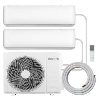 electriQ iQool Multi-Split 2 x 9000 BTU Split Air Conditioner with Heat Pump and Full Installation Included
