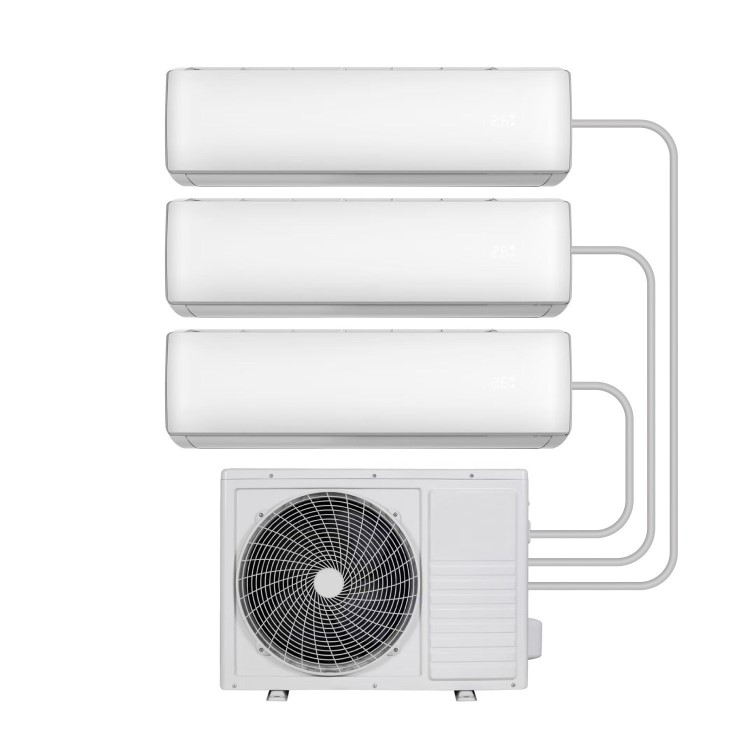 electriQ iQool Multi-Split 3 x 9000 BTU Smart Wall Mounted Air Conditioner with Wall Bracket and Full Installation Included