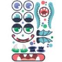 Package of 3 Removeable Vinyl Stickers for electriQ robot vacuum cleaners