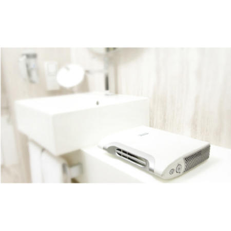 Compact Ultra Quiet Hepa and Plasma Air Purifier with anti-bacterial technology
