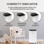 Refurbished electriQ 12L Smart Wi-Fi Alexa Dehumidifier for up to 3 bed house with Air Purifier