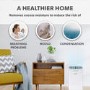 Refurbished electriQ 12L Smart Wi-Fi Alexa Dehumidifier for up to 3 bed house with Air Purifier