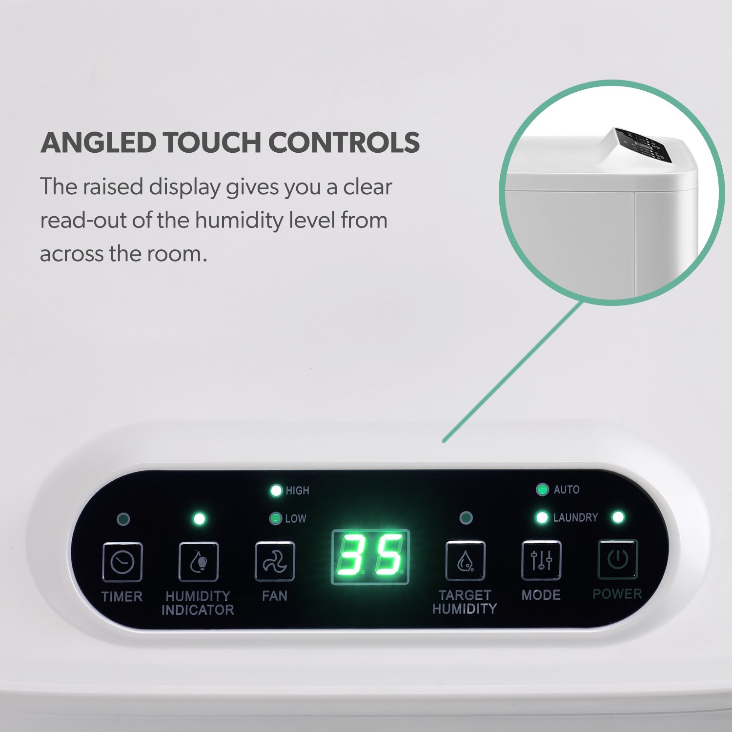 electriQ 10 litre Laundry Dehumidifier with Air Purifier Black Friday