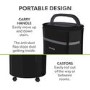 Refurbished electriQ 12 Litre Black Low Energy UV Antibacterial Dehumidifier with HEPA Air Purifier