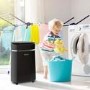 Refurbished electriQ 12 Litre Black Low Energy UV Antibacterial Dehumidifier with HEPA Air Purifier