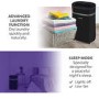 Refurbished electriQ 12 Litre Black Low Energy UV Antibacterial Dehumidifier with HEPA Air Purifier