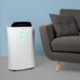 GRADE A2 - electriQ 12 litre Low Energy Dehumidifier for up to 3 bed house with Digital Humidistat and UV Plasma Air Purifier