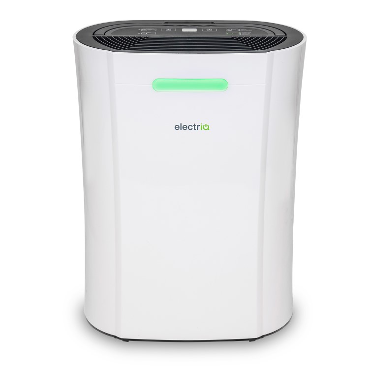 GRADE A2 - electriQ  12L Smart Wi-Fi Alexa Dehumidifier for up to 3 bed house with  Air Purifier 