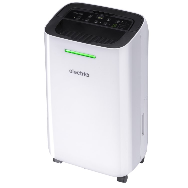 Refurbished electriQ 12L Smart Wi-Fi Alexa Dehumidifier for up to 3 bed house with Air Purifier