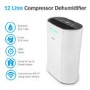 GRADE A2 - electriQ  12L Smart Wi-Fi Alexa Dehumidifier for up to 3 bed house with  Air Purifier 