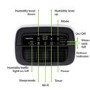 electriQ 12L Smart Wifi Quiet Low-Energy Dehumidifier and  Air Purifier