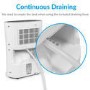 GRADE A2 - electriQ  12L Smart Wi-Fi Alexa Dehumidifier for up to 3 bed house with  Air Purifier 