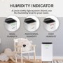 Refurbished electriQ 12 Litre Smart App Alexa Dehumidifier with Digital Humidistat and Air Purifier