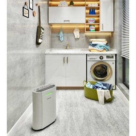 GRADE A2 - electriQ 12 Litre Dehumidifier with Digital Humidistat and Air Purifier
