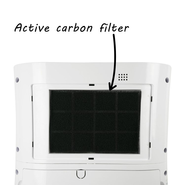 GRADE A2 - electriQ  12L Smart Wi-Fi Alexa Dehumidifier for up to 3 bed house with  Air Purifier 