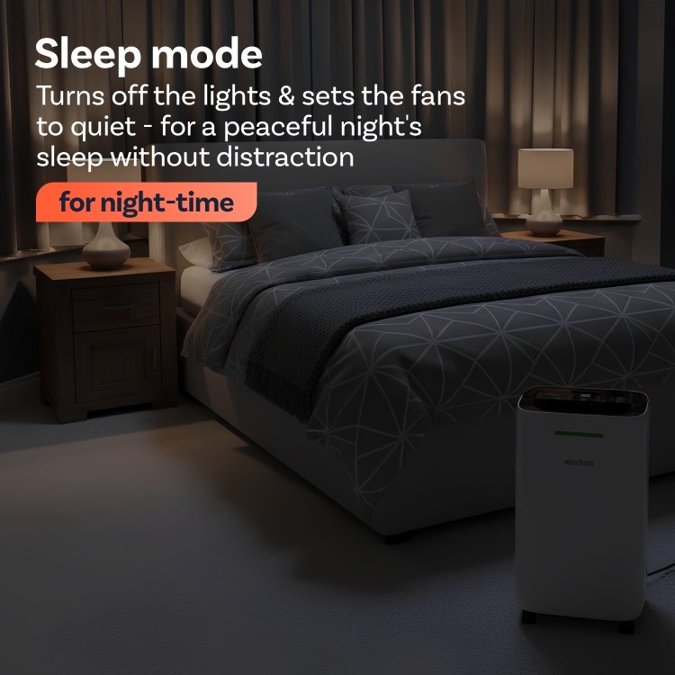 electriQ Essential 12L Quiet Low-Energy Dehumidifier