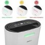 GRADE A2 - electriQ 12 Litre Dehumidifier with Digital Humidistat and Air Purifier