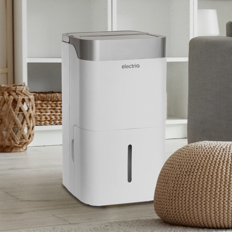 Refurbished electriQ 20 Litre Smart App Alexa Low Energy Dehumidifier with UV Air Purifier