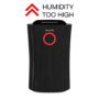 Refurbished electriQ 20 Litre Black Low Energy UV Antibacterial Dehumidifier with HEPA Air Purifier