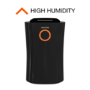 Refurbished electriQ 20 Litre Black Low Energy UV Antibacterial Dehumidifier with HEPA Air Purifier