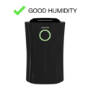 Refurbished electriQ 20 Litre Black Low Energy UV Antibacterial Dehumidifier with HEPA Air Purifier
