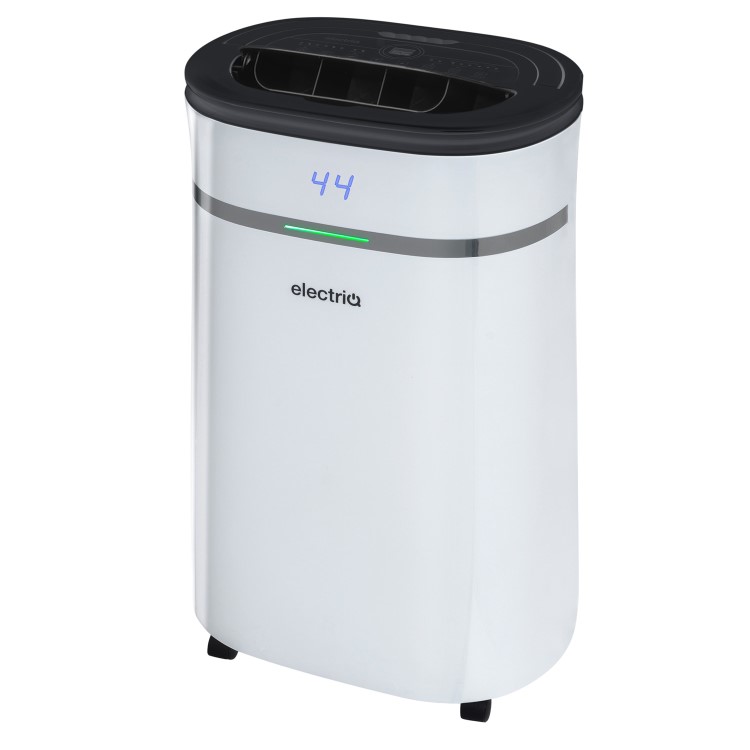 Refurbished electriQ 20 Litre Low Energy UV Antibacterial Dehumidifier with HEPA Air Purifier