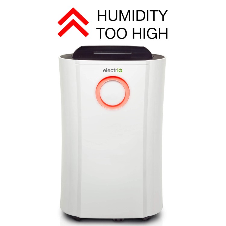 Refurbished electriQ CD20LE-V2 Low Energy Anti-Bacterial Dehumidifier for 2 to 5 bed houses