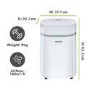 GRADE A3 - electriQ 20L Quiet Anti Bacterial Laundry Dehumidifier