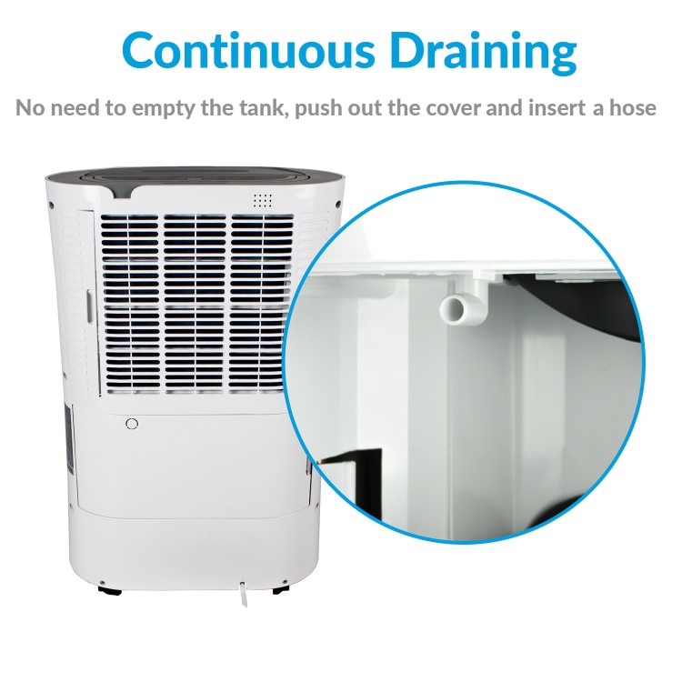 Refurbished electriQ 20 Litre Smart App Alexa Low Energy Dehumidifier with UV Air Purifier