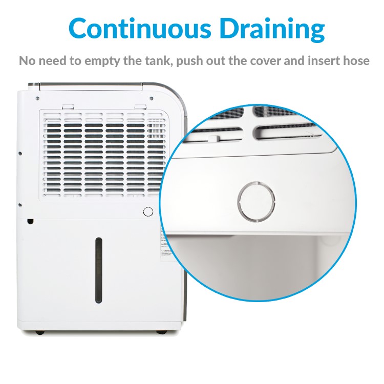 Refurbished electriQ 25 Litre Smart App Alexa Low Energy Dehumidifier with True Hepa and UV Air Purifier