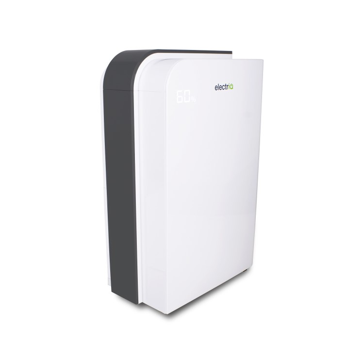 Refurbished electriQ 25 Litre Smart App Alexa Low Energy Dehumidifier with True Hepa and UV Air Purifier