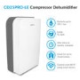 Refurbished electriQ 25 Litre Smart App Alexa Low Energy Dehumidifier with True Hepa and UV Air Purifier