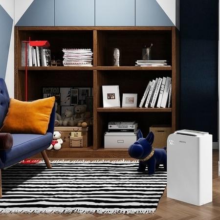 Refurbished electriQ 25 Litre Smart App Alexa Low Energy Dehumidifier with True Hepa and UV Air Purifier