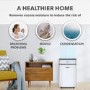 Refurbished electriQ 25 Litre Smart App Alexa Low Energy Dehumidifier with True Hepa and UV Air Purifier