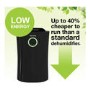 Refurbished electriQ 20 Litre Black Low Energy UV Antibacterial Dehumidifier with HEPA Air Purifier