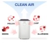 GRADE A2 - electriQ 20L Low Energy Anti-Bacterial Dehumidifier for 2 to 5 bed houses - WHICH Best Buy CD20LE-V2