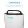 GRADE A2 - electriQ  12L Smart Wi-Fi Alexa Dehumidifier for up to 3 bed house with  Air Purifier 