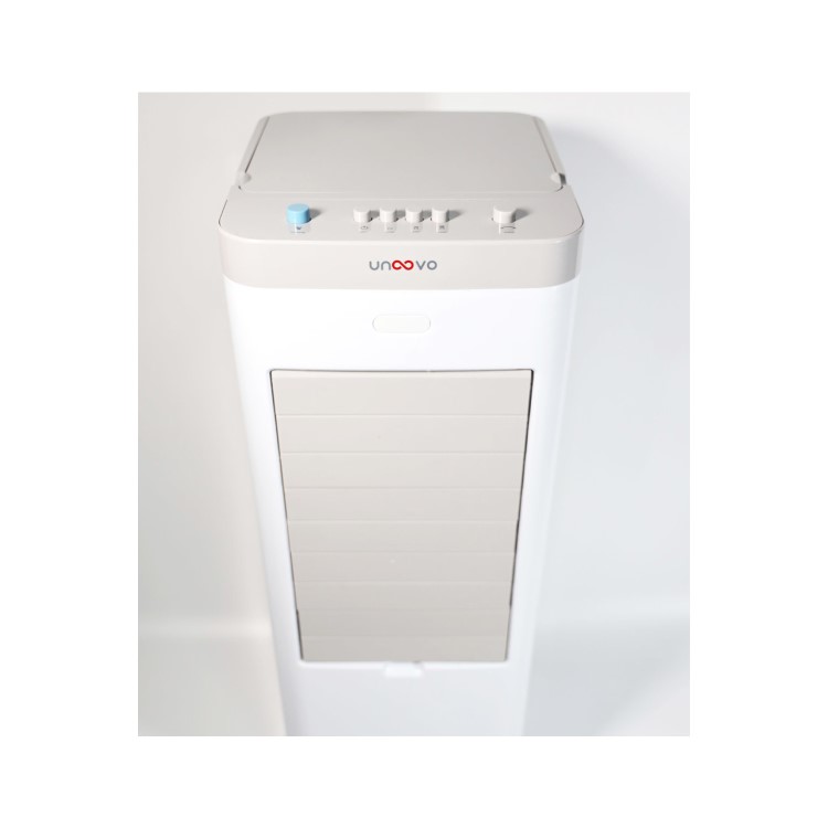 GRADE A2 - Unoovo Slimline Eco 7L Portable Evaporative Ice Air Cooler and Air Purifier/Humidifier
