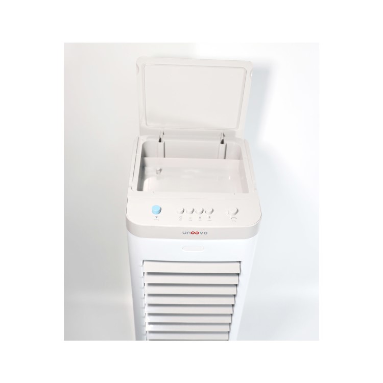 GRADE A2 - Unoovo Slimline Eco 7L Portable Evaporative Ice Air Cooler and Air Purifier/Humidifier